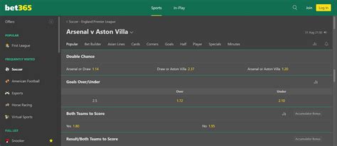 bet365 double chance 12